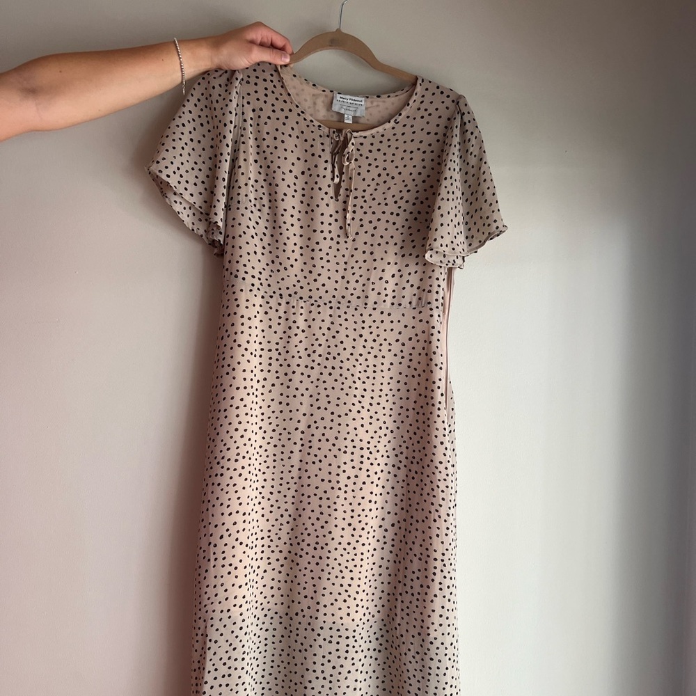 Fall polkadot dress